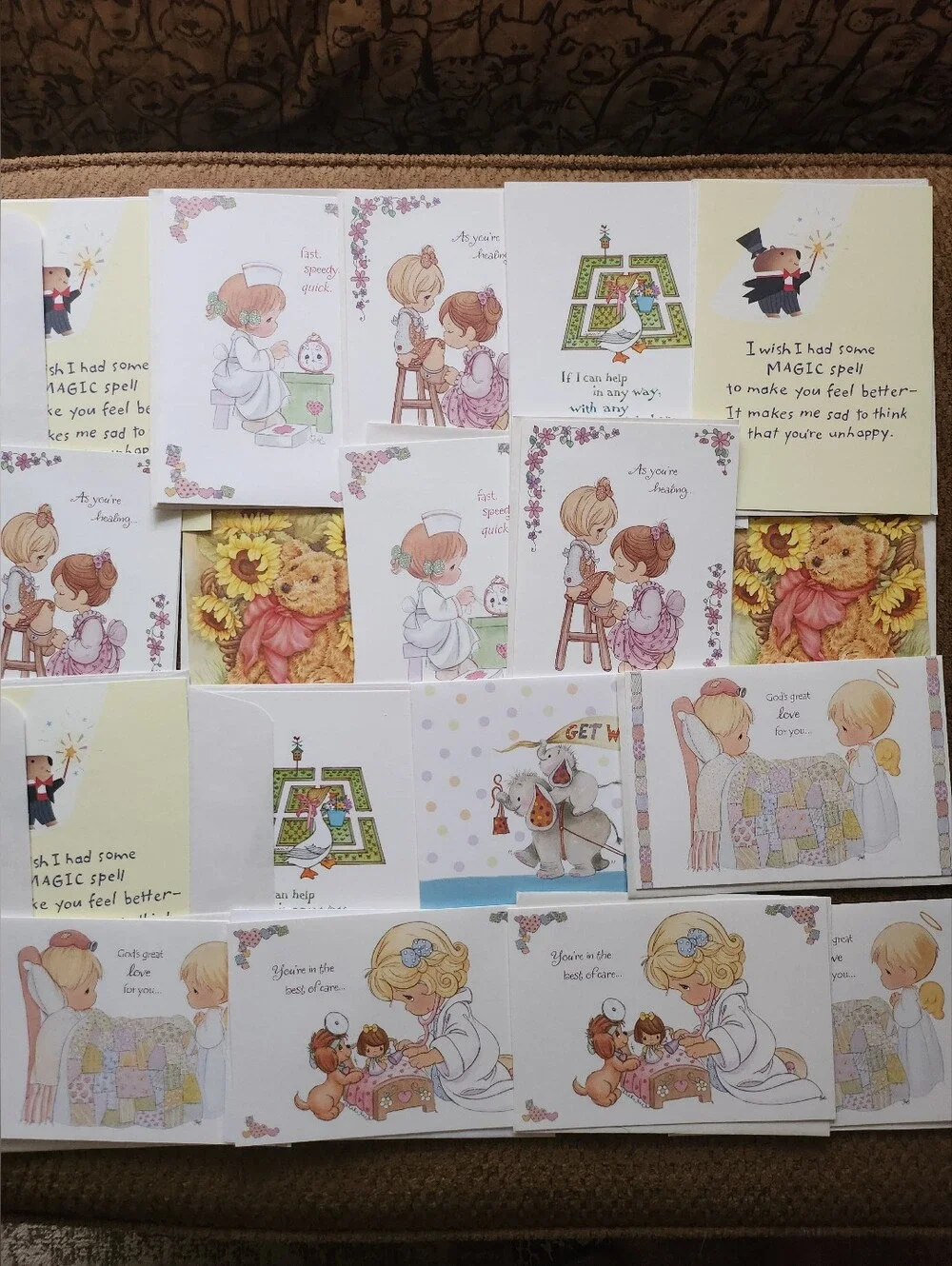 Get Well Cards with Envelopes Lot Of 18
